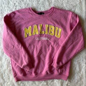 Pink Malibu California Sweatshirt